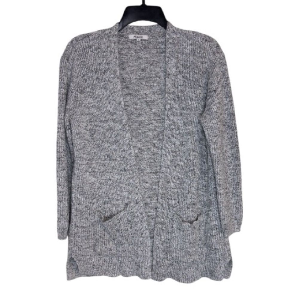 Madewell Heather Gray Open Front Cardigan Size Small